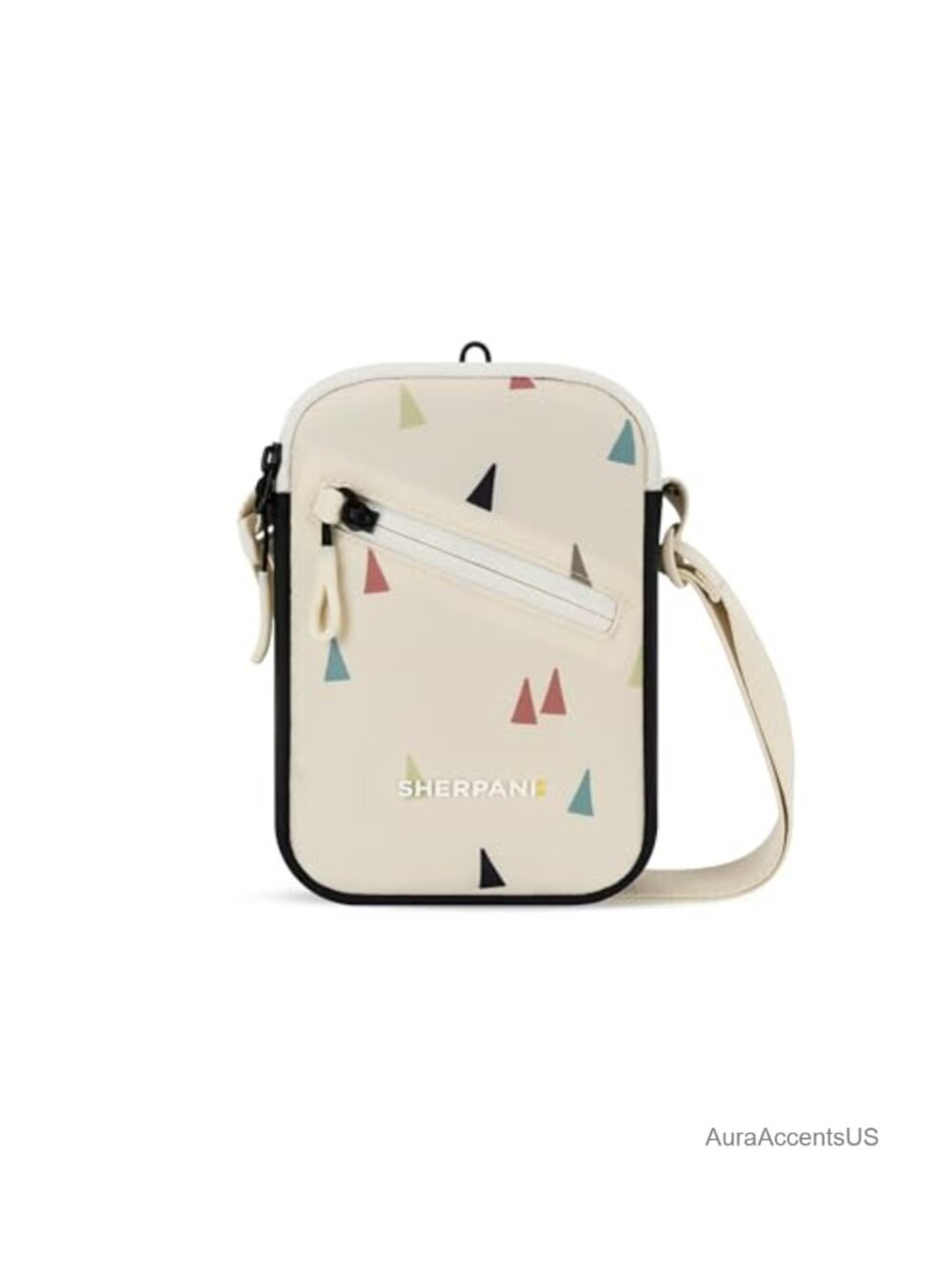 Recycled Nylon Mini Crossbody Bag RFID Locking Zipper